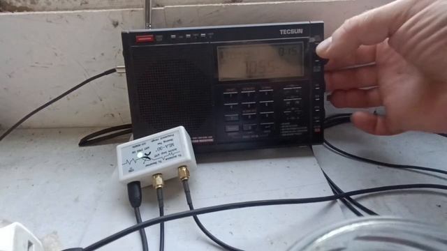 заработало! антенна мла-30+ стало ловить короткие волны MLA-30+ посканирую весь диапазон КВ и 7 МГц смотреть онлайн