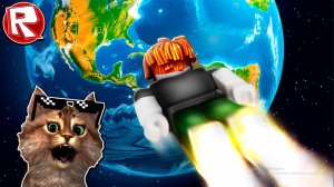 Невероятный прыжок в космос в РОБЛОКС 😐😐😐