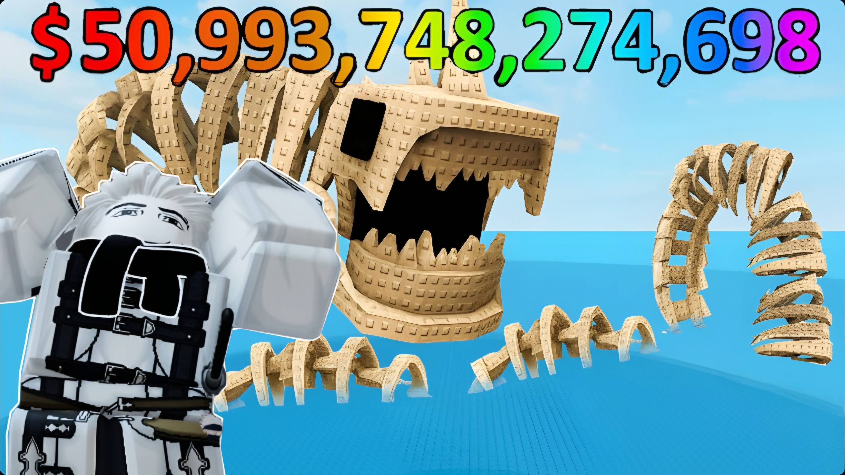 ПОЛУЧИЛ ОГРОМНОГО ПОЖИРАТЕЛЯ СКЕЛЕТОВ В УКРАДИ РЫБУ РОБЛОКС! | STEAL A FISH ROBLOX