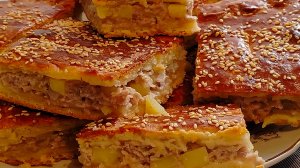 САМЫЙ ЛУЧШИЙ РЕЦЕПТ ПИРОГА С МЯСНОЙ НАЧИНКОЙ