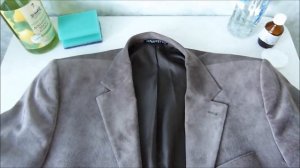 Как очистить пиджак без стирки