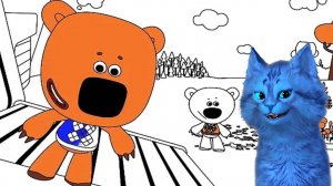 МИ МИ МИШКА РАСКРАСКА  С КОТЕНКОМ АЛЬБО  🐱 ДЕТСКАЯ РАЗВИВАЮЩАЯ ИГРА #44