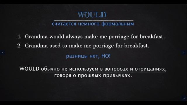used to OR would смотреть онлайн
