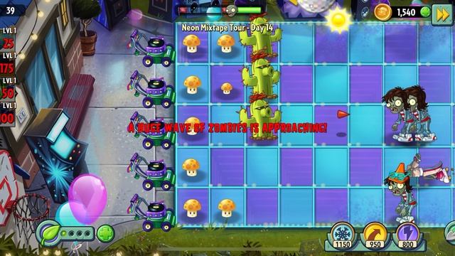 Растения против зомби, дискотека день 14 смотреть онлайн