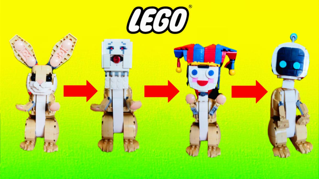 ЭТОТ КРОЛИК ИЗ LEGO СМОЖЕТ ВАС УДИВИТЬ/Смешные лего эксперименты ЧАСТЬ 1 смотреть онлайн