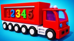 Мультик про машинки - Учим Цифры Цвета - Развивающий мультфильм для детей - Волшебство ТВ