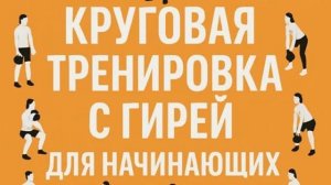 Круговая тренировка с гирей для начинающих