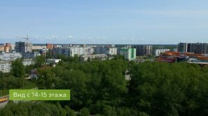 ЖК «Аквилон АКВАРТАЛ». Панорама 14-15 этаж. Июнь 2025