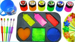 Мультики для детей. Мультики про яркие разноцветные мячики из слаймов для малышей.