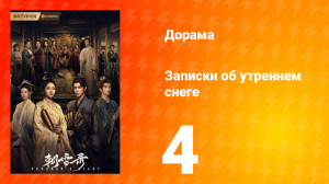 Записки об утреннем снеге 1 сезон 4 серия