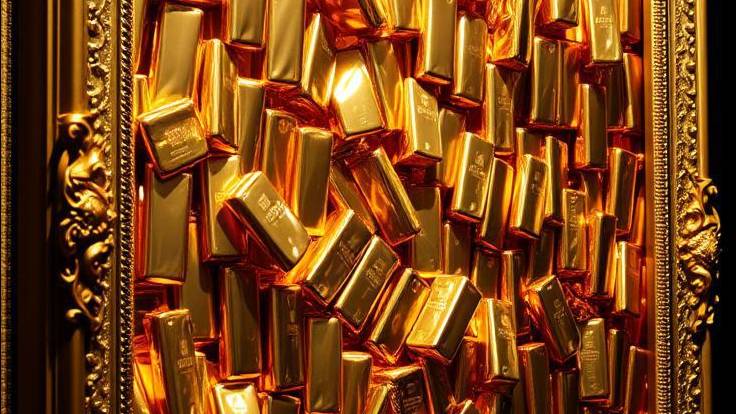 Картина из золотых слитков смотреть онлайн