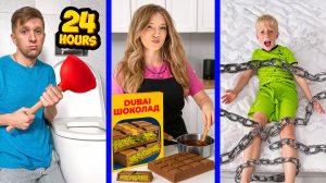 ГДЕ ЖИТЬ ЛУЧШЕ?! Кухня, Ванна или Комната? ПРОВЕРЯЕМ 24 ЧАСА!