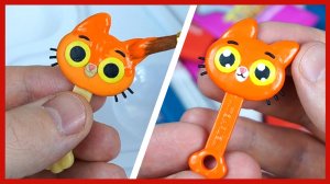 Симбочка скрепыш из пластилина. Скрепыши ТОП из акции Магнит.