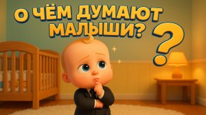 О чем думает Малыш? Детская песенка про ребенка | Мультфильм босс младенец