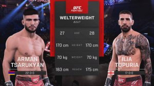Арман Сарукян против Илии Топурии – Полный бой UFC 5
