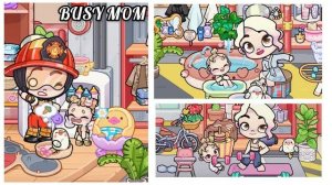 🚒 АКТИВНАЯ РУТИНА НА ПОЖАРНОЙ СТАНЦИИ | Занятая мама-одиночка | Avatar World | ASMR