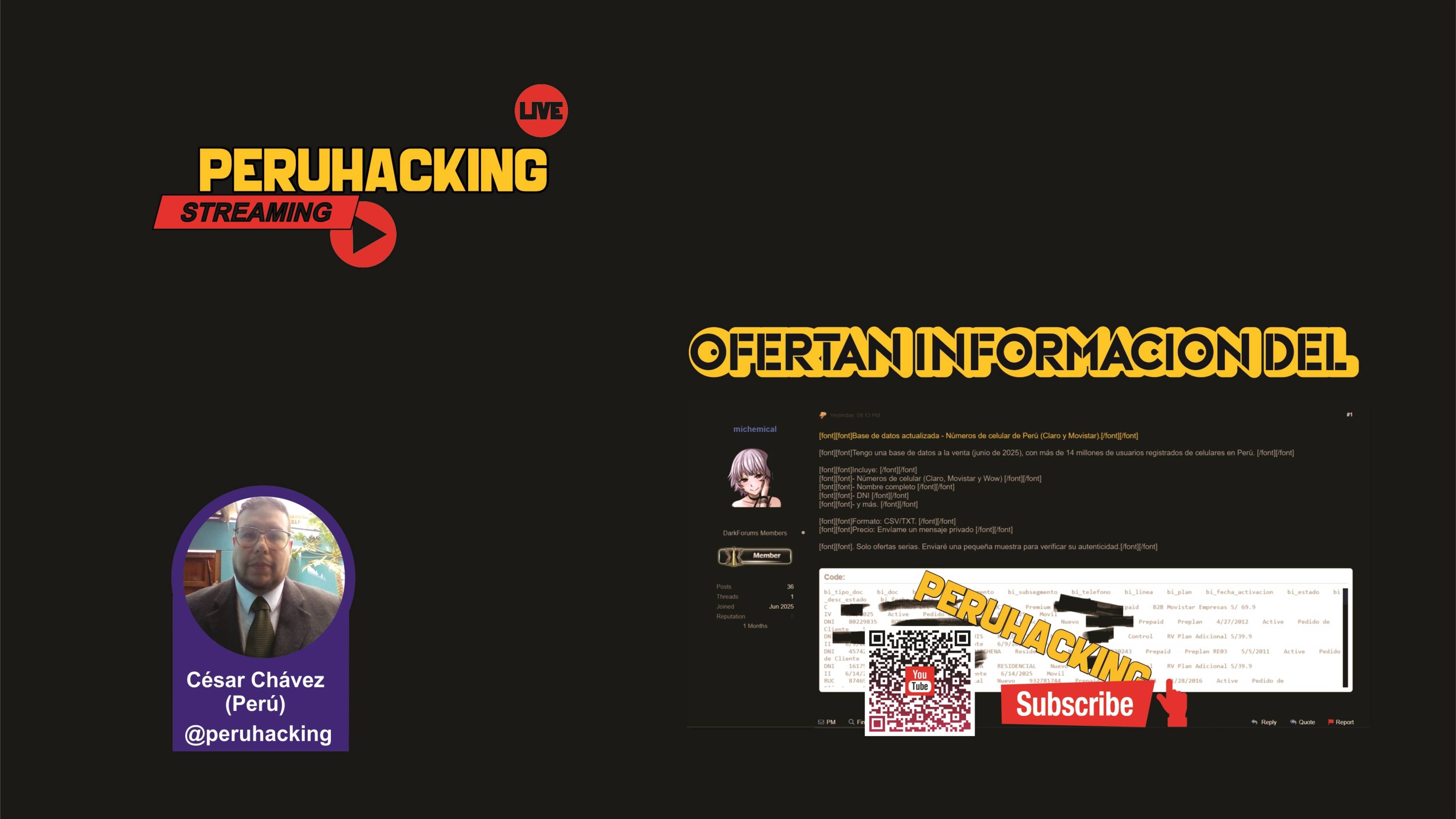 DATALEAK De Compañias Telefonicas Peruanas