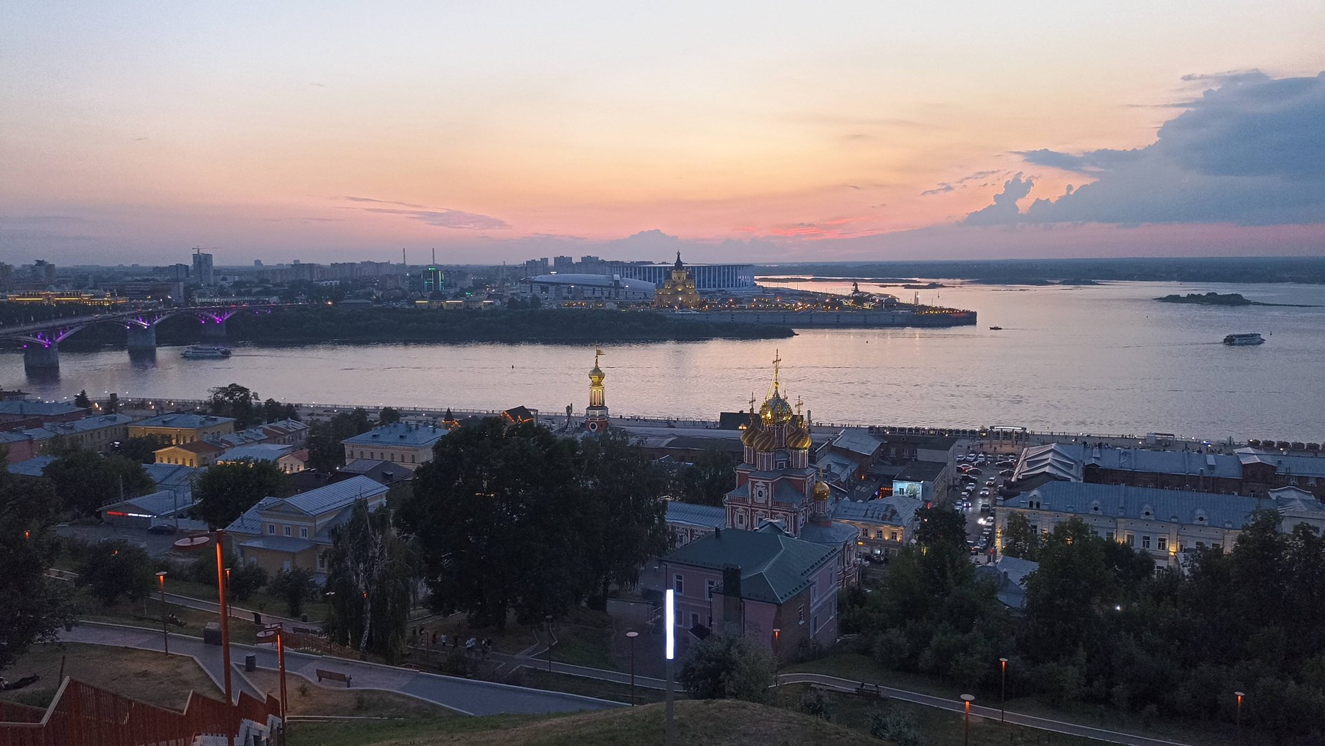 Закат в Нижнем Новгороде