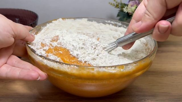 Кексы на тыквенном пюре