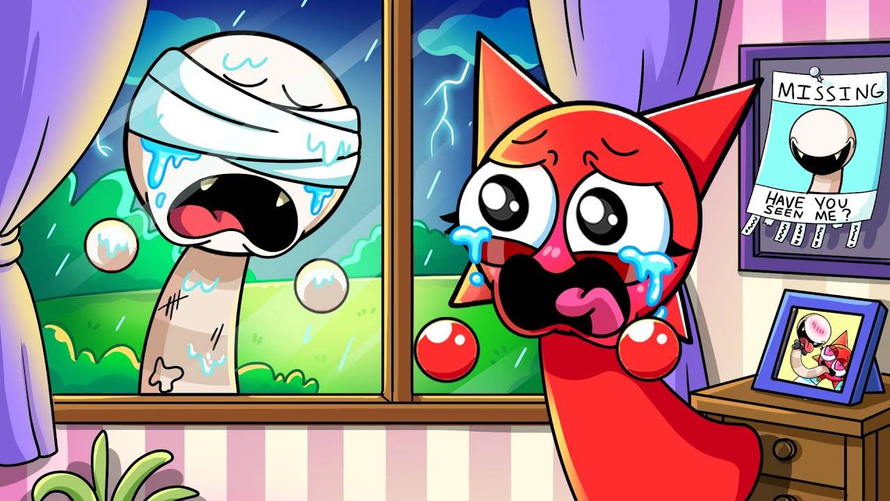 ЗАПРЕТНАЯ ЛЮБОВЬ Мруны И Вайрума?! Невероятная анимация Спрунки в коробке