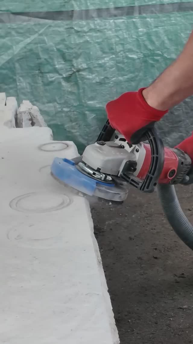 Тестируем алмазные шлифовальные чашки Diamaster по бетону смотреть онлайн