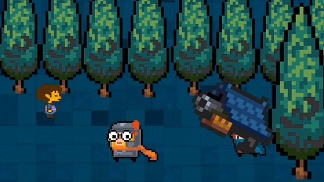 что будет если Фриске из Undertale попадает в SoulKnight