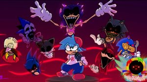 соник ехе в фнф раньше против сейчас