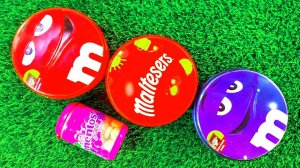 Мультики про конфетки для детей и малышей. Мультики про распаковку 3 коробочек M&M's с конфетками.