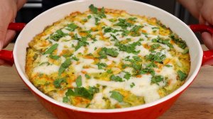 Пока сезон, готовлю чуть ли не каждый день кабачковую запеканку | ЭТО ПРОСТО