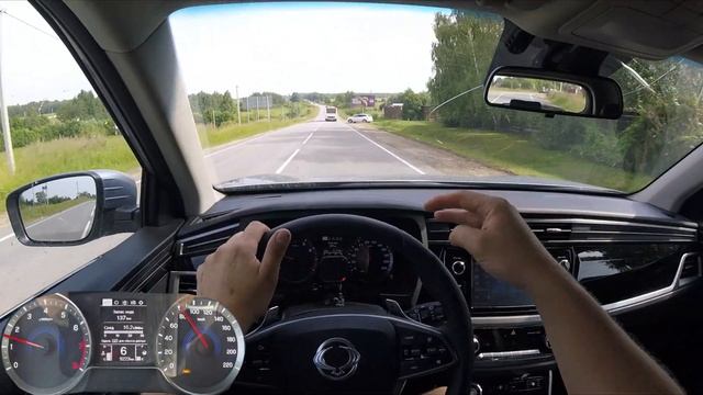 Взял Kgm (Ssangyoung) Korando - с поля на трассу смотреть онлайн