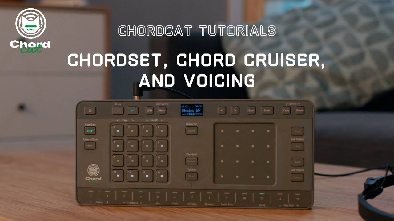 Chordcat Tutorial 04: ChordSet, ChordCruiser and Voicing