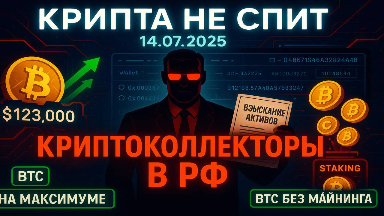КРИПТА НОВОСТИ 14.07.2025 | КРИПТОКОЛЛЕКТОРЫ | ВЗЛЕТ БИТКОИНА | ЗАРАБОТОК БИТКОИНА ЛЕГКО смотреть онлайн