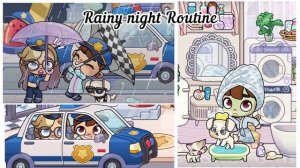 🌧️ НОЧНАЯ РУТИНА ПОЛИЦЕЙСКОГО В ДОЖДЬ | Avatar World | ASMR | Тур по дому