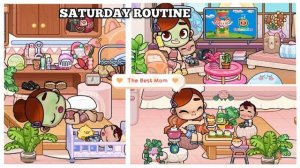 👦 СУББОТНЯЯ РУТИНА МАМЫ МАЛЬЧИКА | Новый Дом | Avatar World | Обновление | ASMR