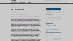 Главный парадокс черных дыр