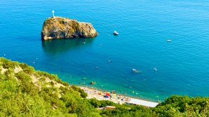 Самое райское место в Севастополе-Яшмовый пляж. На каяке к Фиоленту,скалам Орест и Пилад. Крым 2025