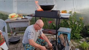 ГРЕЧКУ, РАГУ ГОТОВИМ НА🔥 ВЕЧЕР У КОСТРА🔥