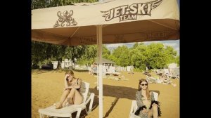 Пляжный зонт на центральной опоре 4х4