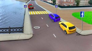 Кто из водителей остановился, нарушая правила?