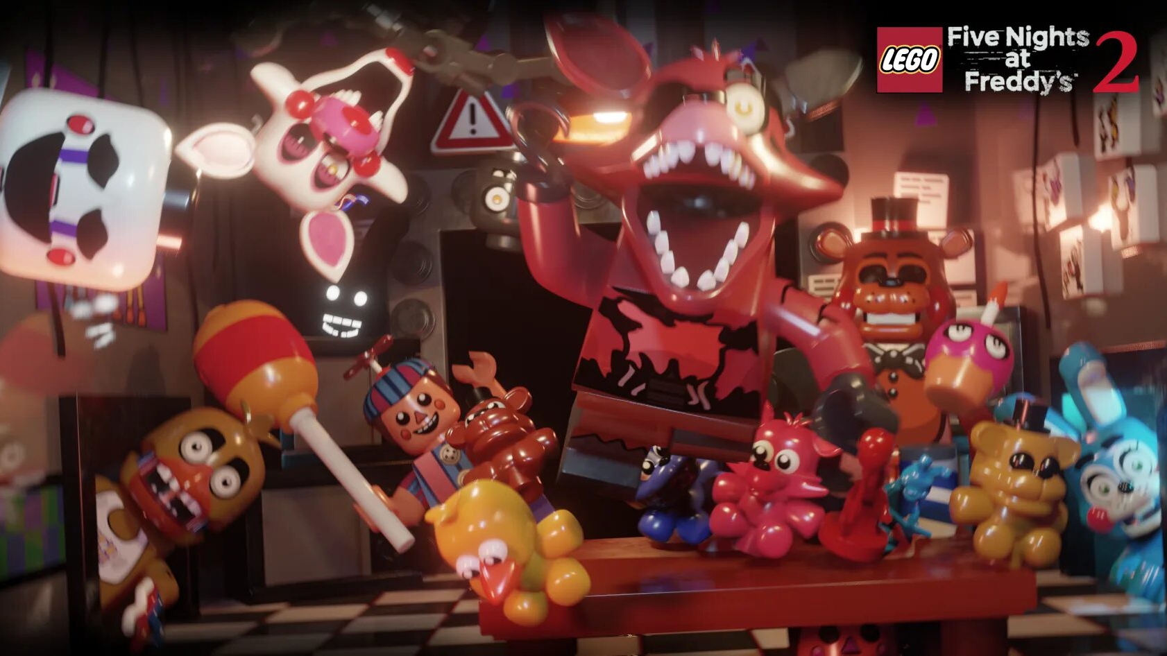 обзор на фнаФ Лего