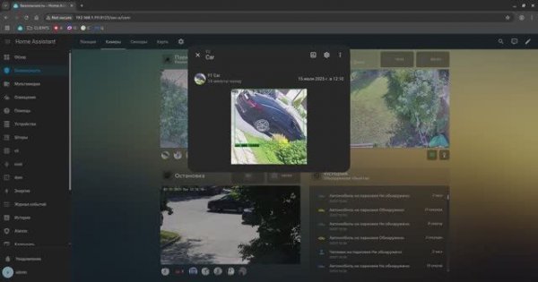 Управление и аналитика Frigate NVR через Home Assistant.