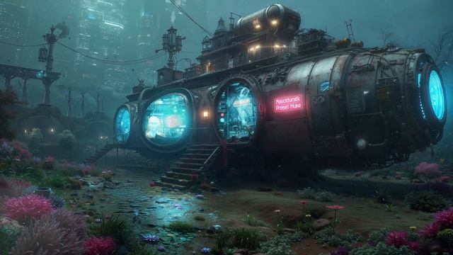 🎧 Gritty Cyberpunk Zone Deep Dark Ambient Immersion. Forgotten Industrial Underbelly #darkambient