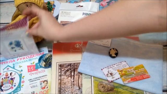 87. Вышивка крестом. Покупки с Формулы Рукоделия и впечатления о выставке смотреть онлайн