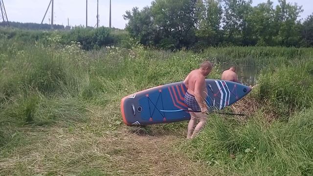 Сапборд-первый опыт