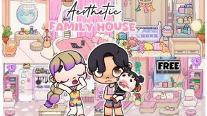 🏡 БЕСПЛАТНЫЙ ЭСТЕТИЧНЫЙ СЕМЕЙНЫЙ ДОМ | Avatar World | Тур и Постройка