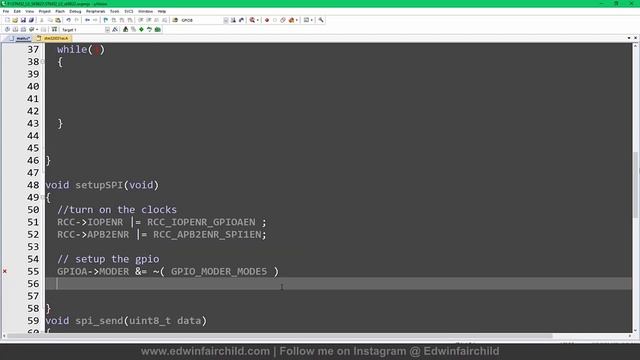 Программирование STM32 SPI CMSIS - пример управления LED SK9822