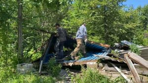 Размечаем новое здание на хуторе. Вот-вот начнём строить! Жизнь в деревне около леса