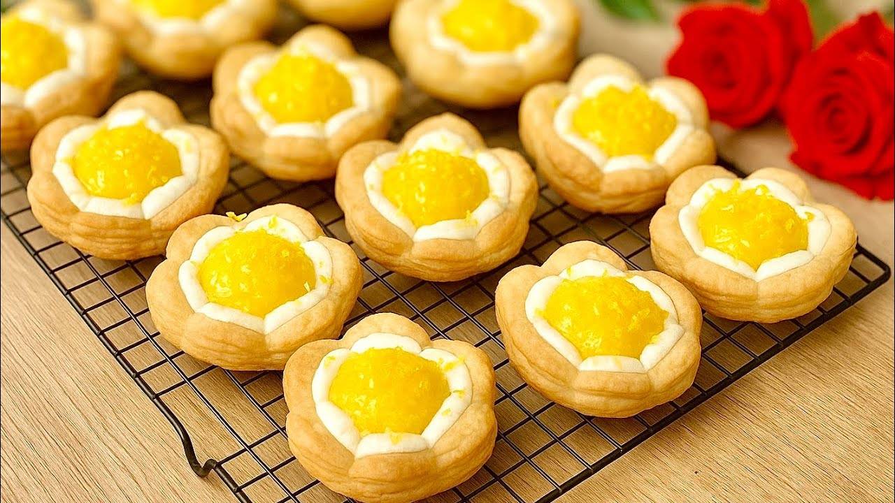 ВОЛШЕБСТВО слоёного теста с лимонным кремом за считанные минуты