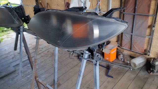 Мазда 3 фары под лак