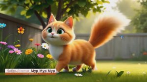 Добрый котик Мур-Мур-Мур | Студия «Доброзвук» | Песня для детей | Котики | Новые песни | Малышам